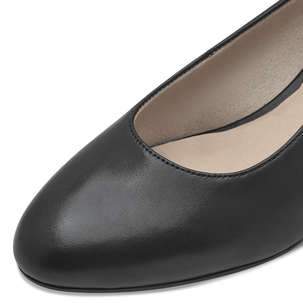 Pantofi Piele Naturala Andra Black - Tamaris Comfort