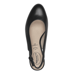 Pantofi Piele Naturala Andra Black - Tamaris Comfort