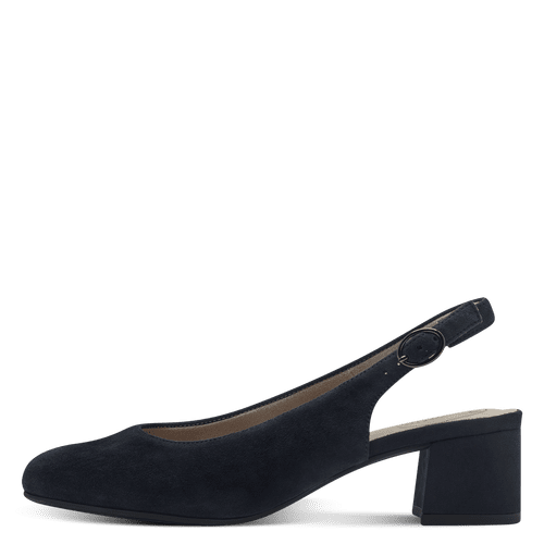 Pantofi Piele Naturala Andra Navy - Tamaris Comfort