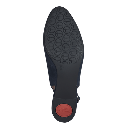 Pantofi Piele Naturala Andra Navy - Tamaris Comfort