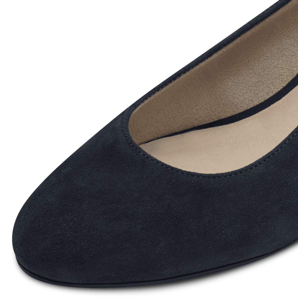 Pantofi Piele Naturala Andra Navy - Tamaris Comfort