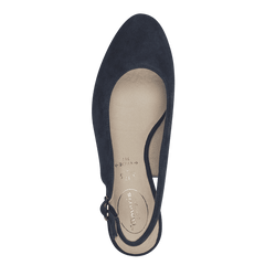 Pantofi Piele Naturala Andra Navy - Tamaris Comfort