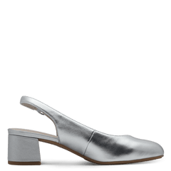 Pantofi Piele Naturala Andra SILVER - Tamaris Comfort