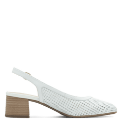 Pantofi Piele Naturala Mewe White - Tamaris Comfort