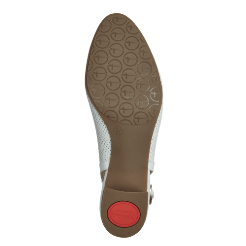Pantofi Piele Naturala Mewe White - Tamaris Comfort