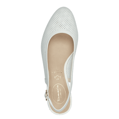 Pantofi Piele Naturala Mewe White - Tamaris Comfort