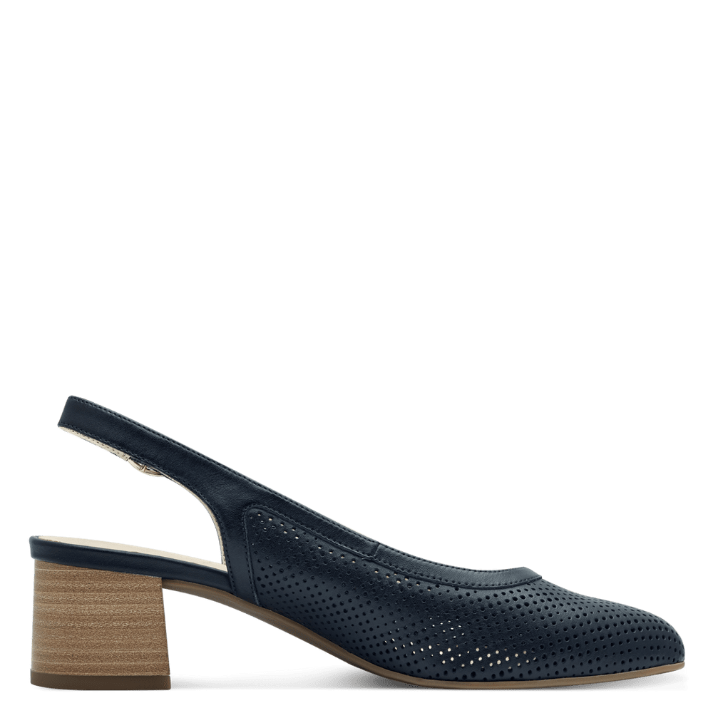 Pantofi Piele Naturala Mewe Navy - Tamaris Comfort