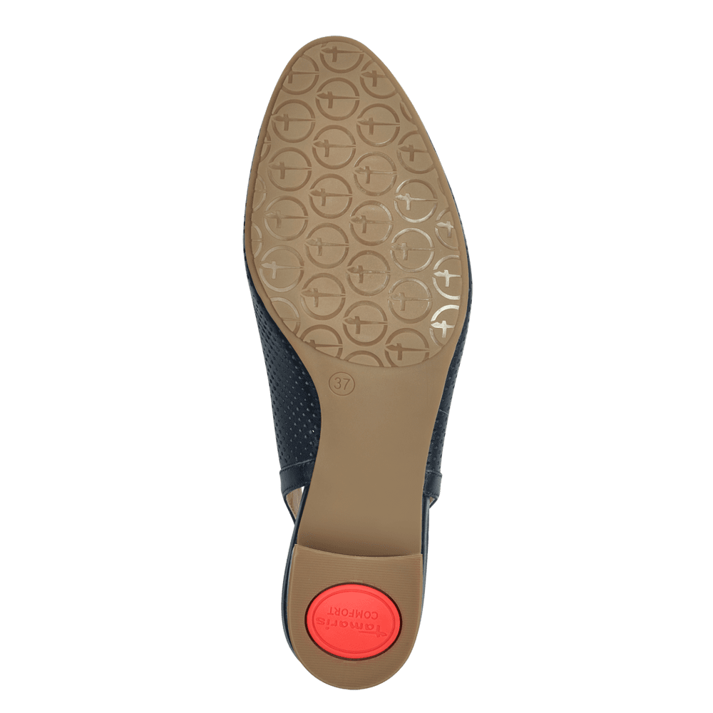 Pantofi Piele Naturala Mewe Navy - Tamaris Comfort