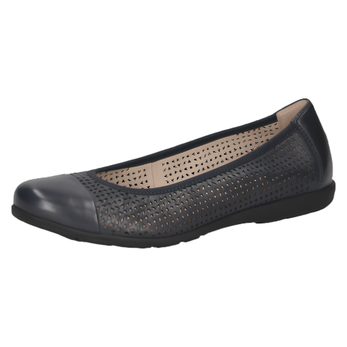 Pantofi Piele Naturala Vivien OCEAN SOFTNAP - Caprice