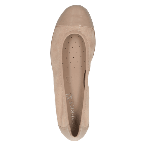 Pantofi Piele Naturala Vivien SAND COMB - Caprice