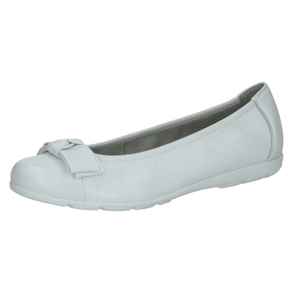 Pantofi Piele Naturala Vivien WHITE DEER - Caprice