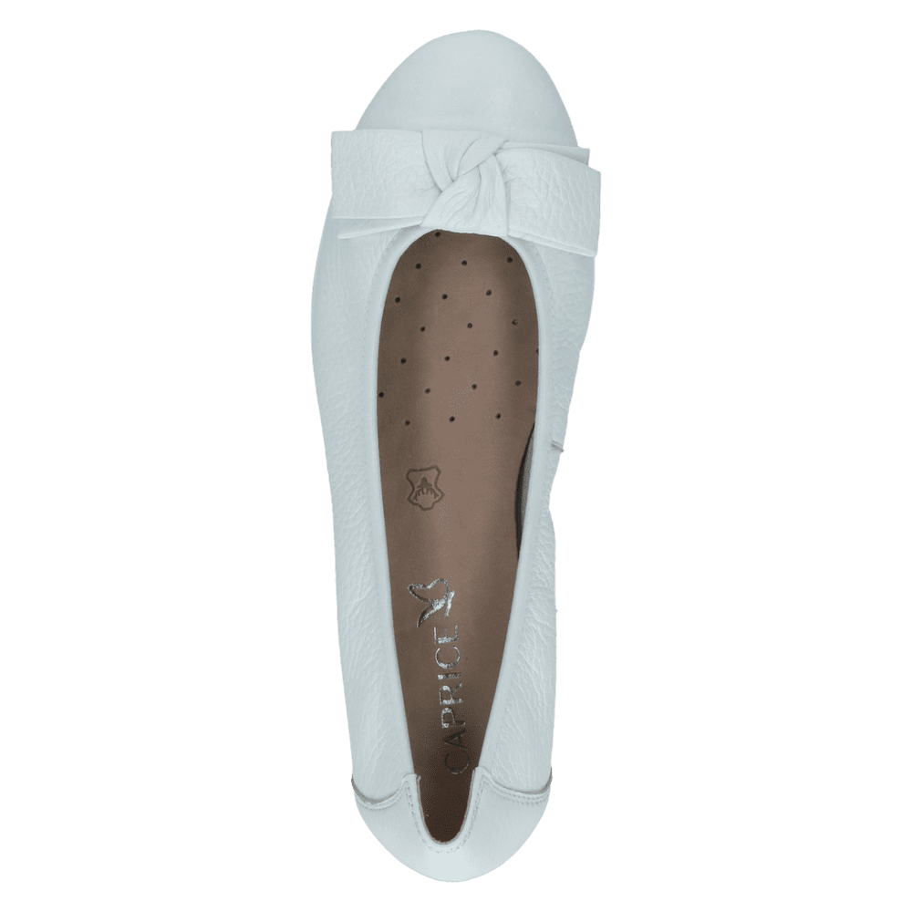 Pantofi Piele Naturala Vivien WHITE DEER - Caprice