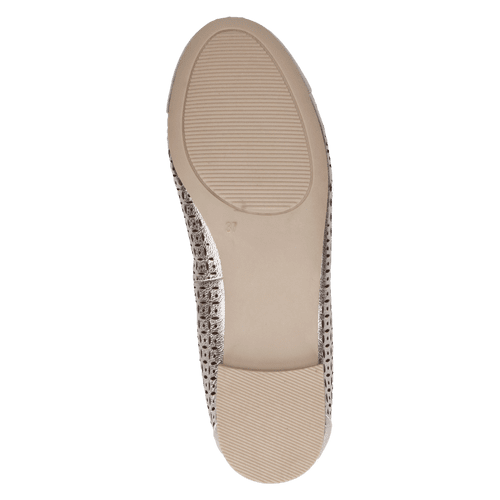 Pantofi Piele Naturala Kendra PLATIN METAL - Caprice