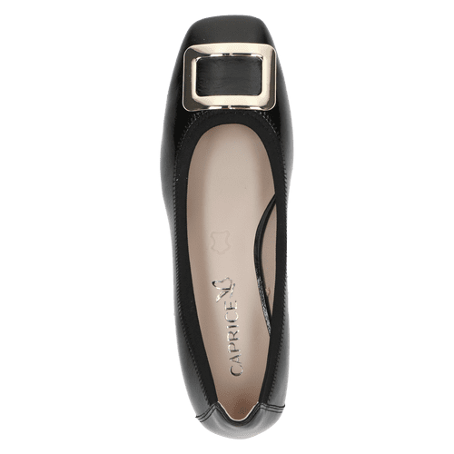 Pantofi Piele Naturala Evita BLACK NAPLAK- Caprice