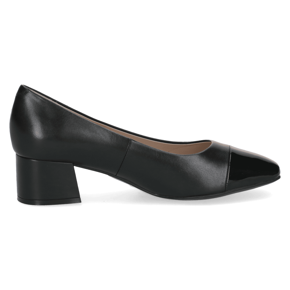 Pantofi Piele Naturala Nina BLACK COMB - Caprice