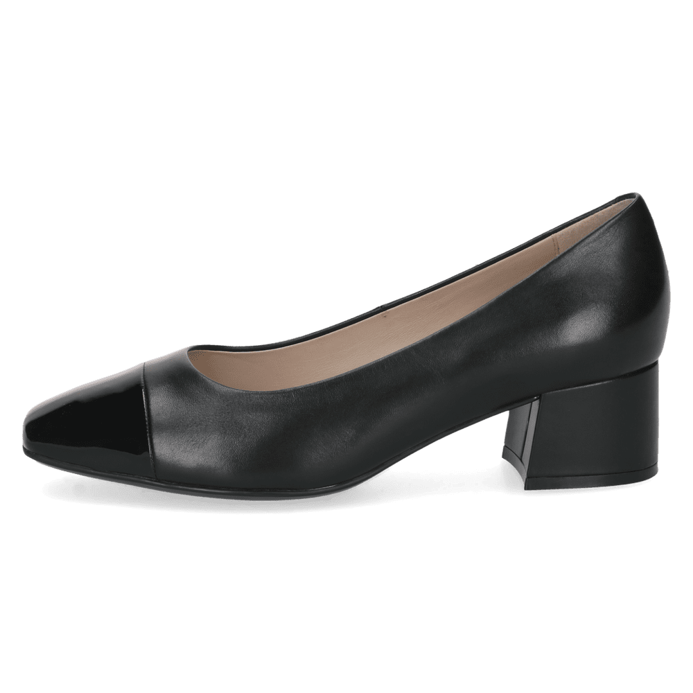 Pantofi Piele Naturala Nina BLACK COMB - Caprice