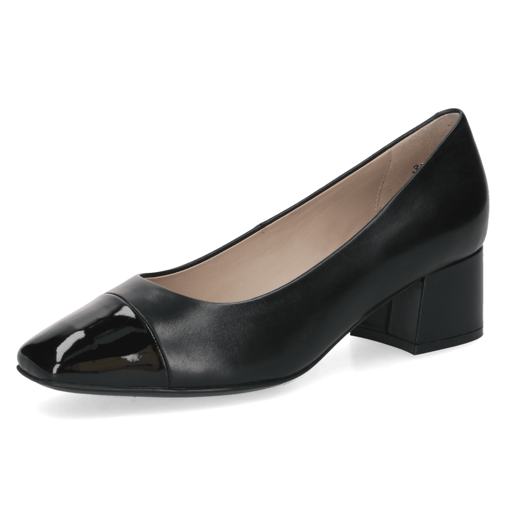 Pantofi Piele Naturala Nina BLACK COMB - Caprice