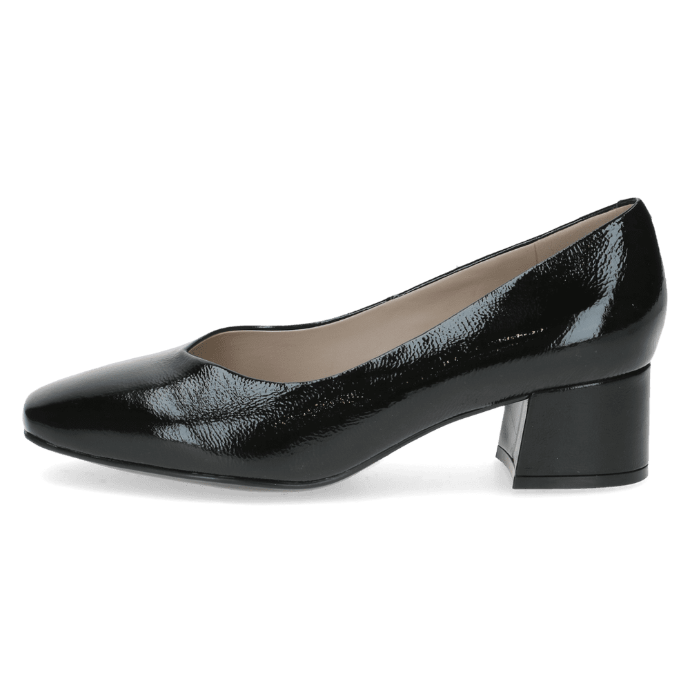 Pantofi Piele Naturala Nina BLACK NAPLAK  - Caprice