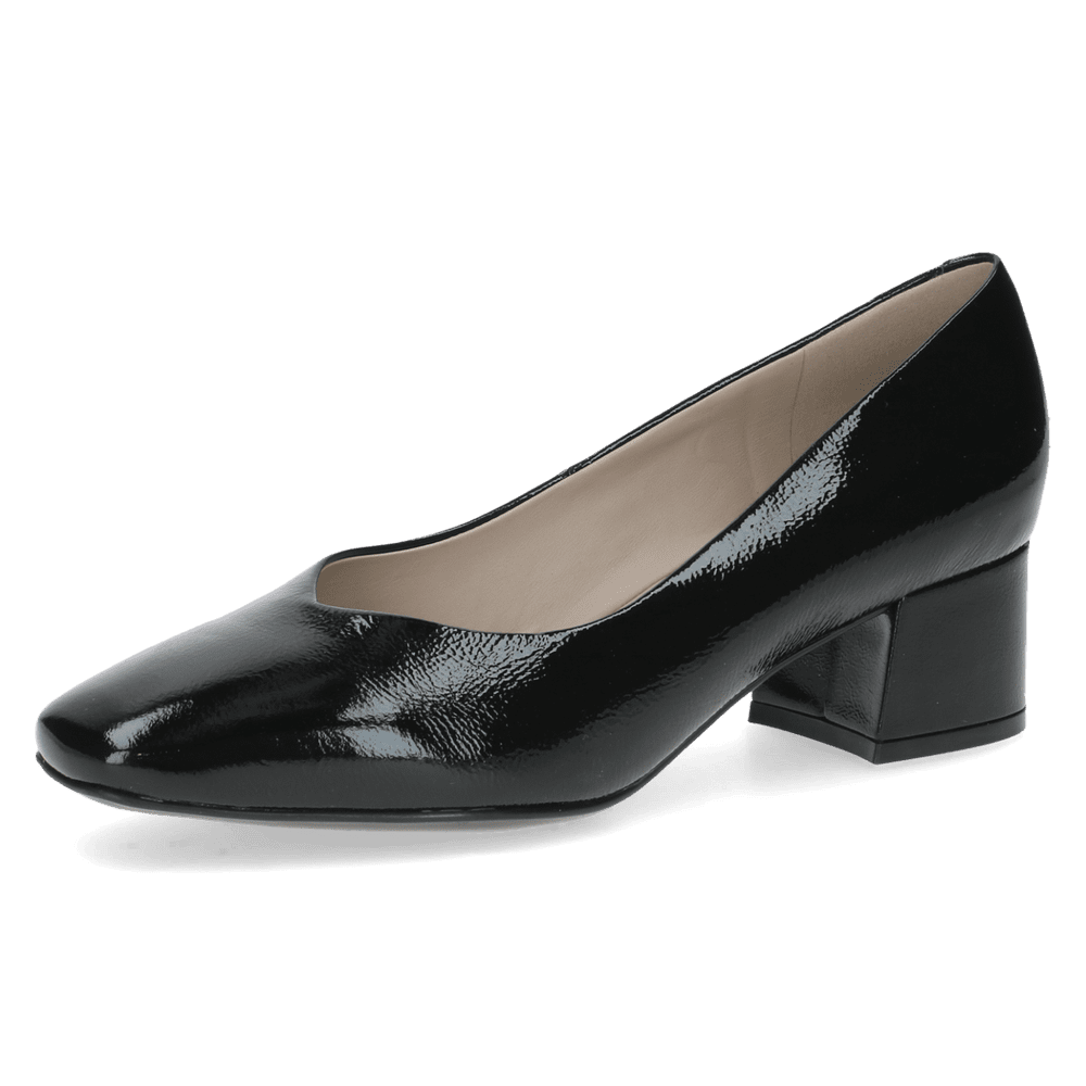 Pantofi Piele Naturala Nina BLACK NAPLAK  - Caprice