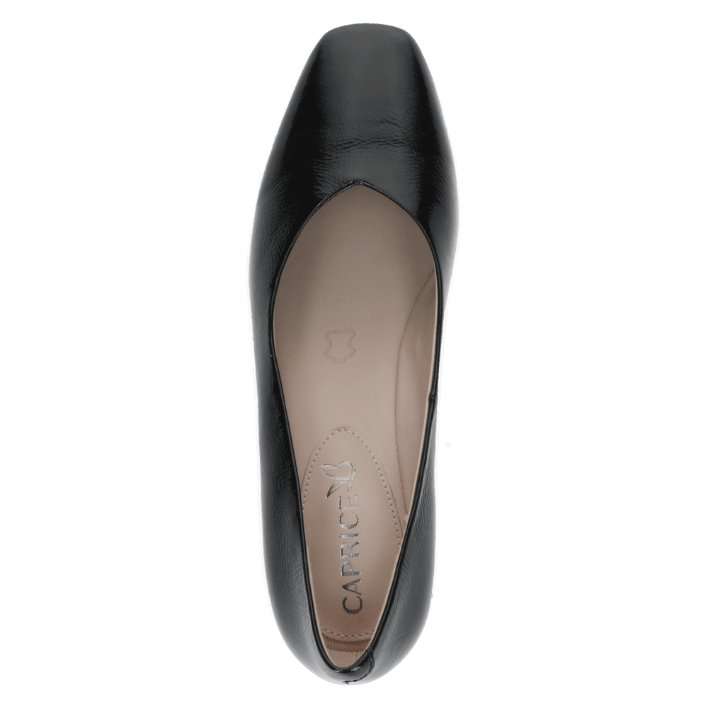 Pantofi Piele Naturala Nina BLACK NAPLAK  - Caprice