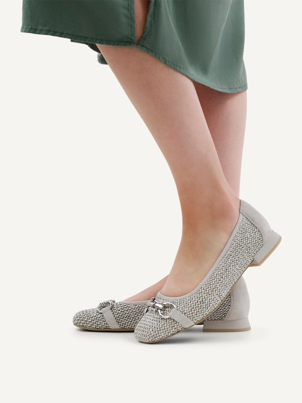 Pantofi VANNY LT.GREY COMB - Caprice