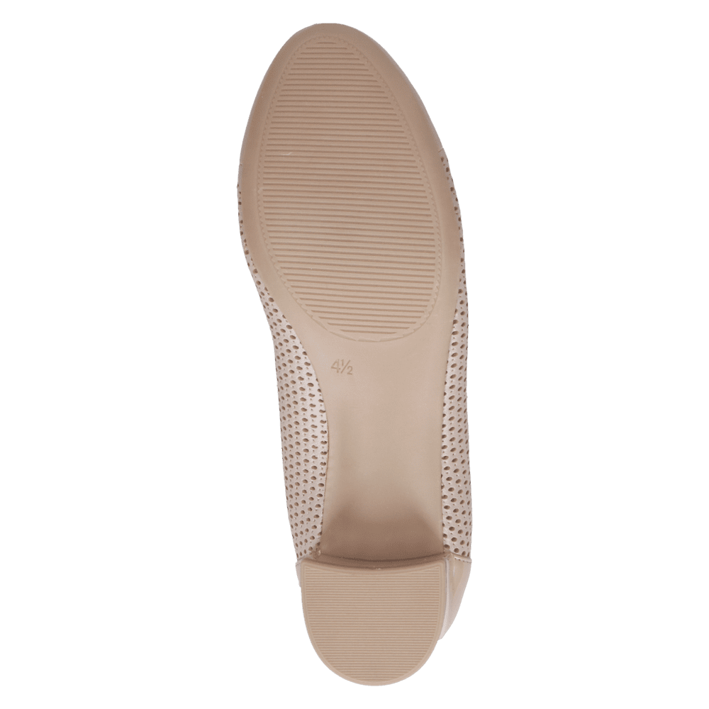 Pantofi Piele Naturala Ingrid BEIGE COMB- Caprice