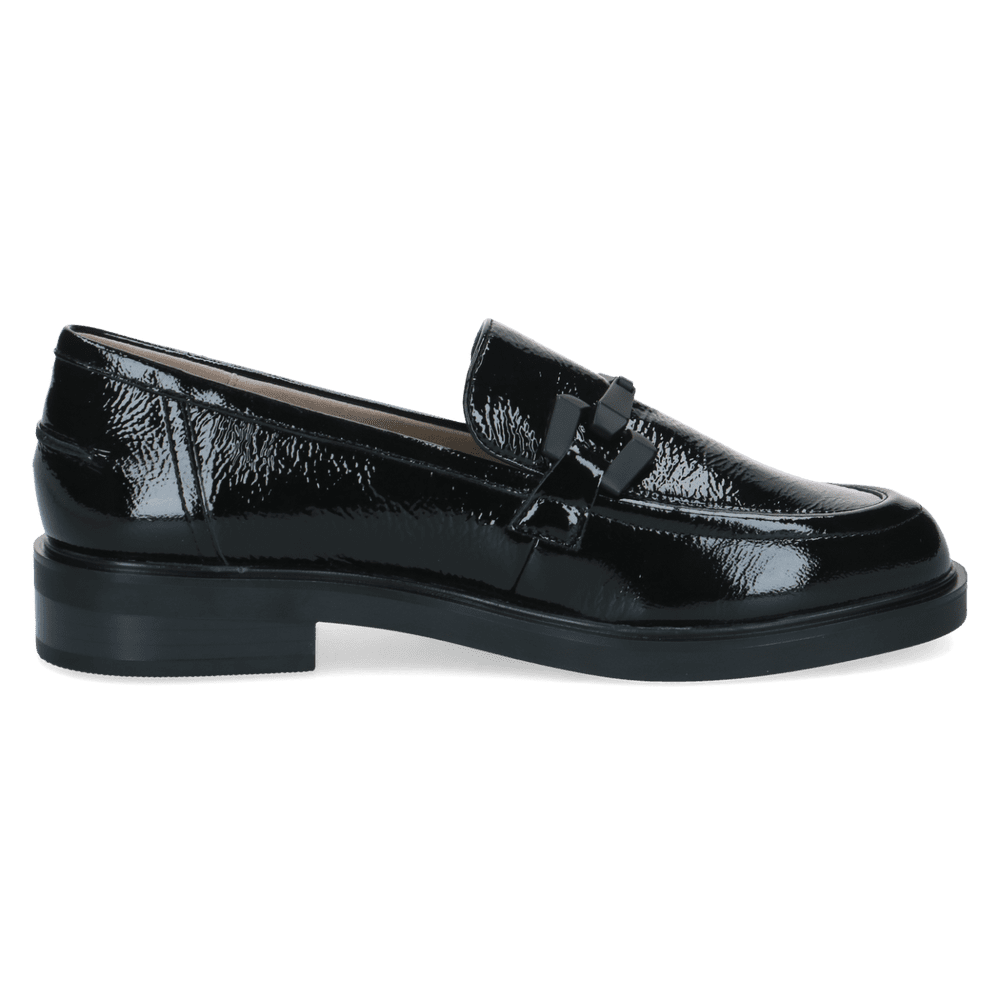 Pantofi Piele Naturala Giggi BLACK NAPLAK  - Caprice