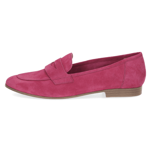 Pantofi Piele Naturala Evia FUCHSIA SUEDE - Caprice