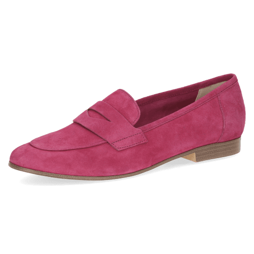 Pantofi Piele Naturala Evia FUCHSIA SUEDE - Caprice