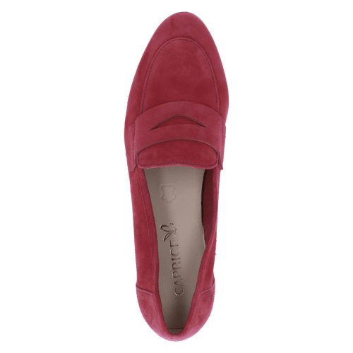 Pantofi Piele Naturala Evia FUCHSIA SUEDE - Caprice