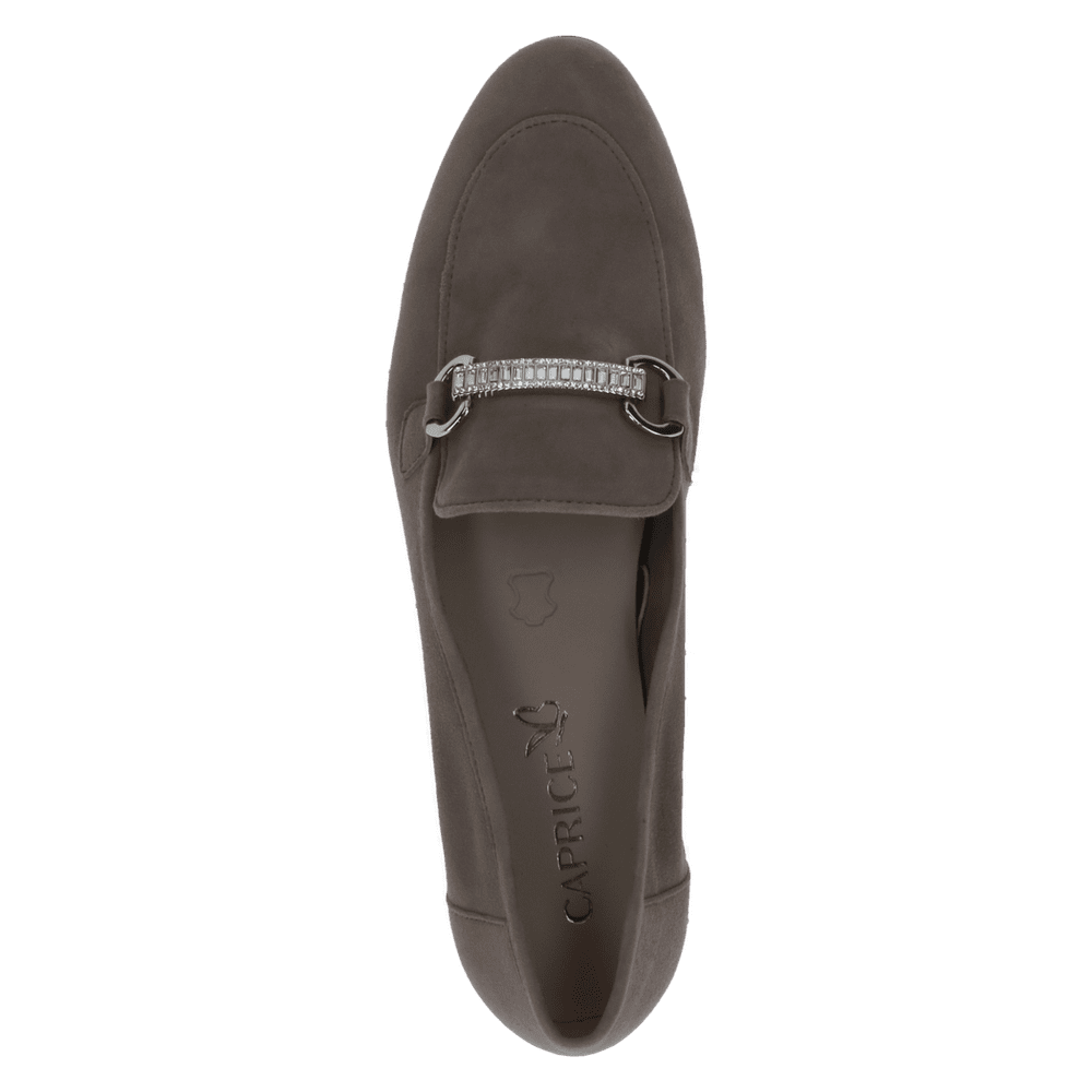 Pantofi Piele Naturala Evia Acc MUD SUEDE - Caprice