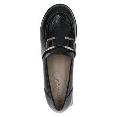 Pantofi Piele Naturala Dolce Black Snake - Caprice