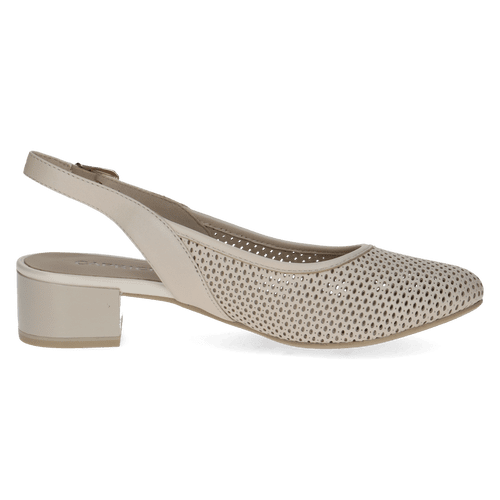 Pantofi Piele Naturala Mojo D CREAM NAPPA - Caprice