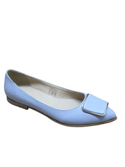 Balerini Piele Naturala Dolly249 ACC3 Blue - Dolly Shoes