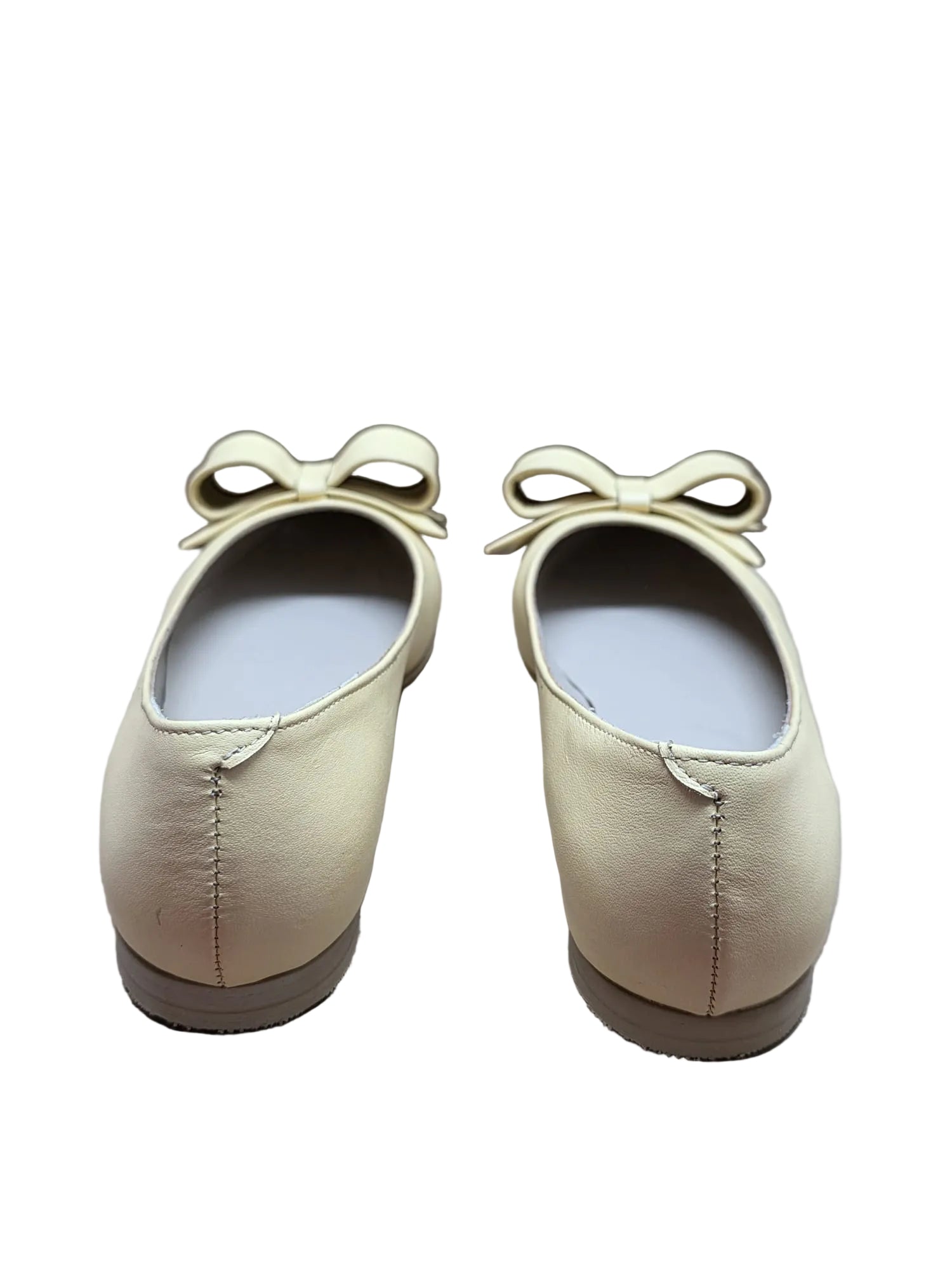 Balerini Piele Naturala 249 Galben Funda - Dolly Shoes