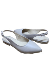 Balerini Piele Naturala PS64 Box Taupe - Dolly Shoes