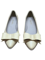Balerini Piele Naturala 249 Galben Funda - Dolly Shoes