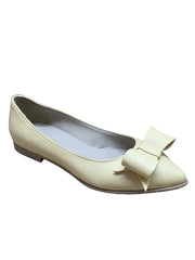 Balerini Piele Naturala 249 Galben Funda - Dolly Shoes