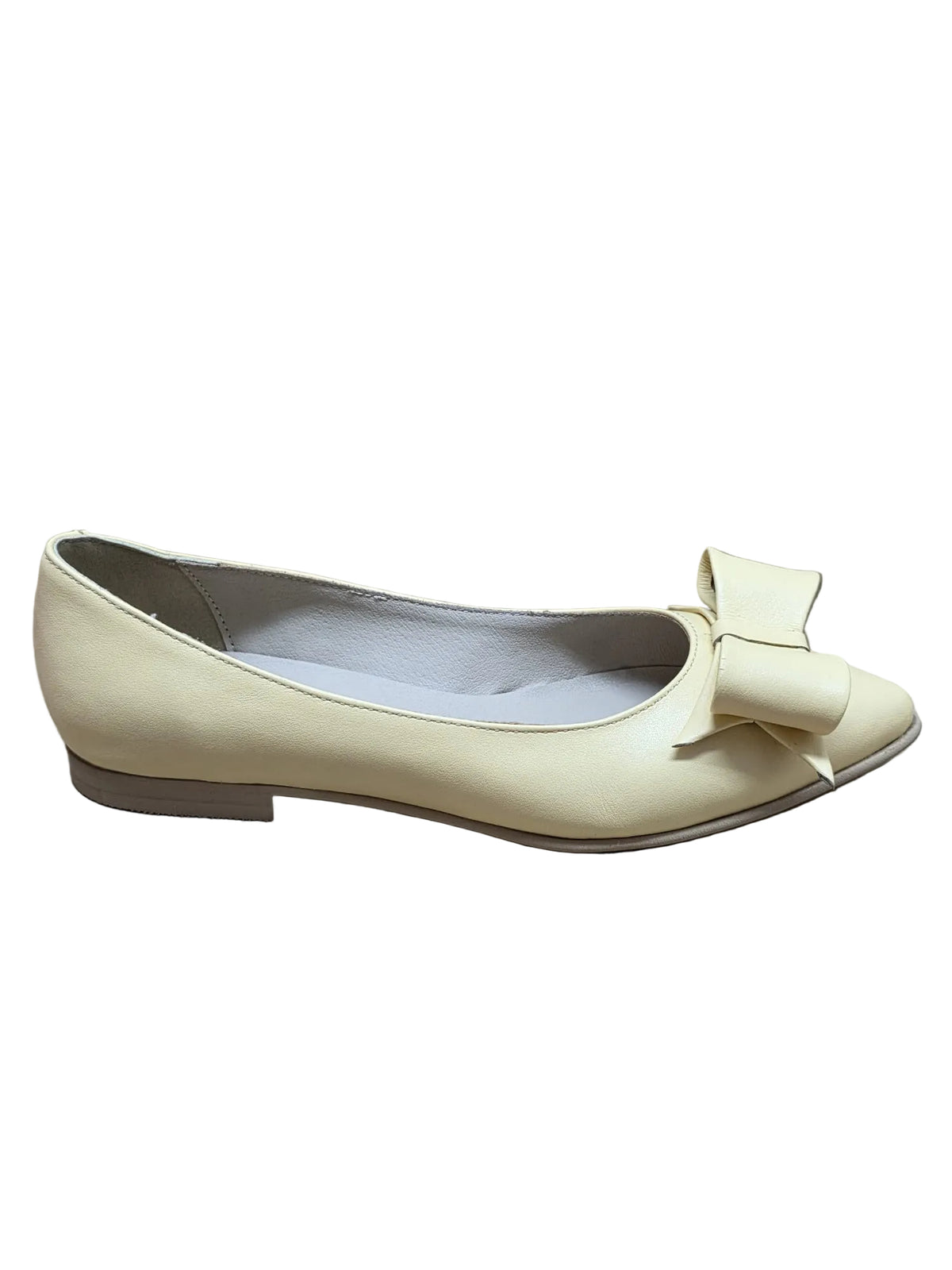 Balerini Piele Naturala 249 Galben Funda - Dolly Shoes