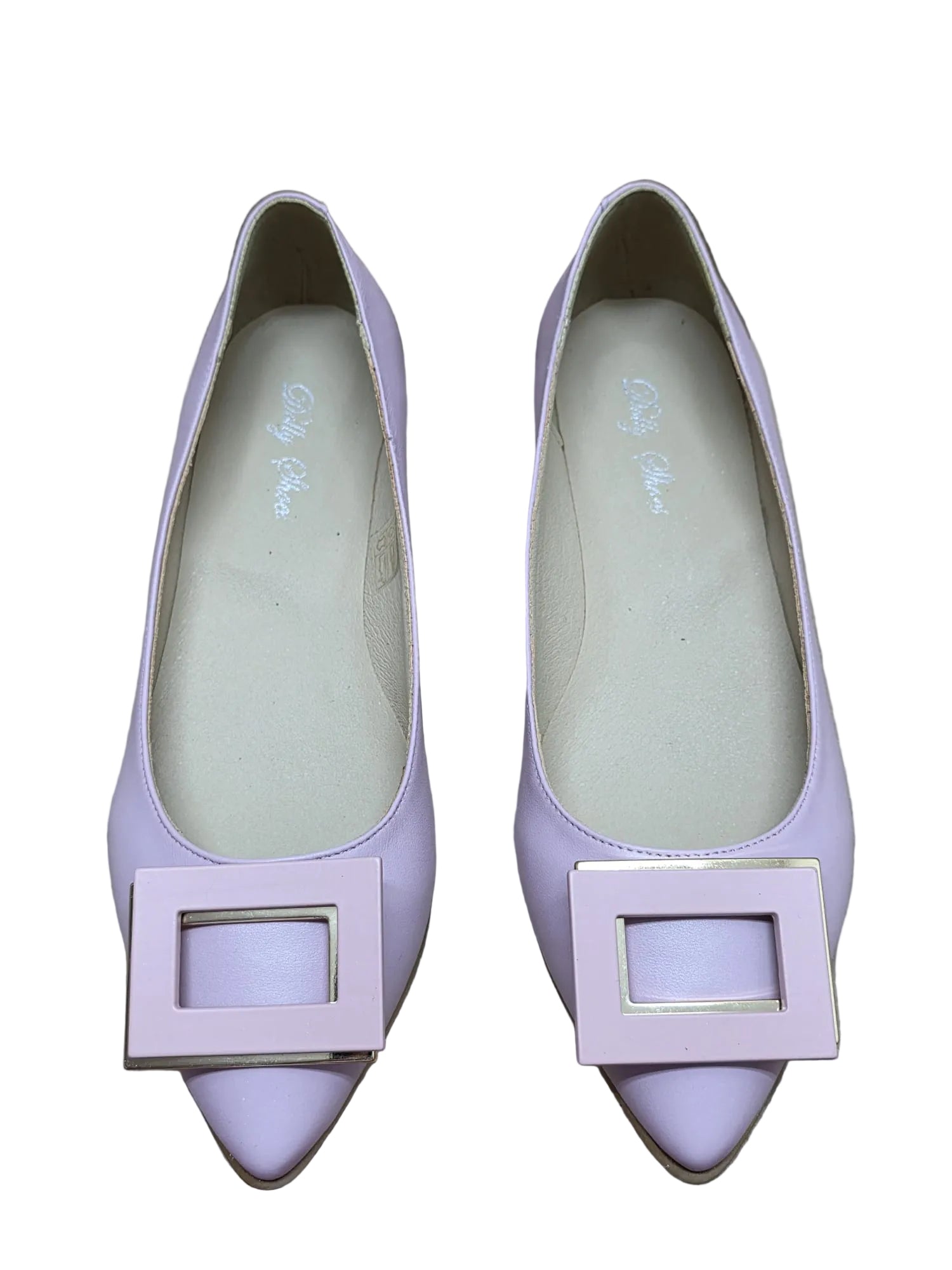 Balerini Piele Naturala Anemona Pink - Dolly Shoes