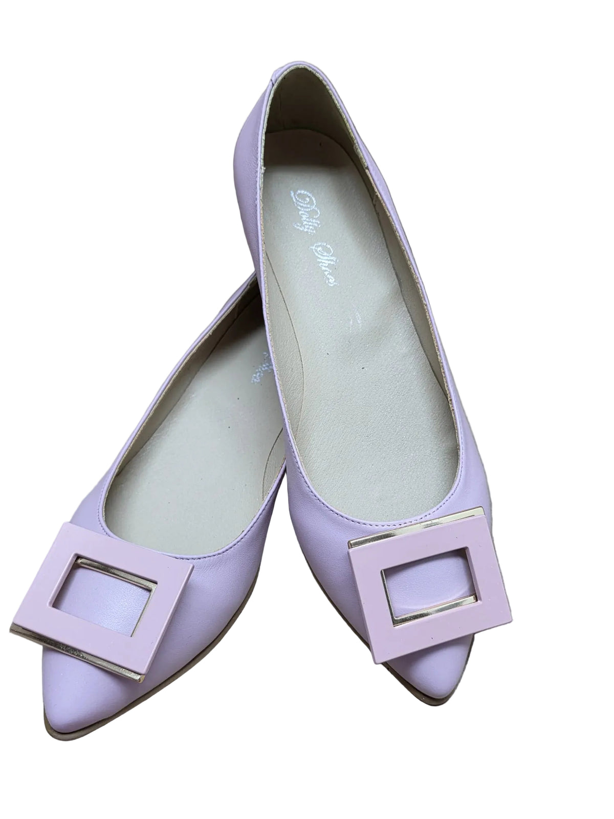 Balerini Piele Naturala Anemona Pink - Dolly Shoes