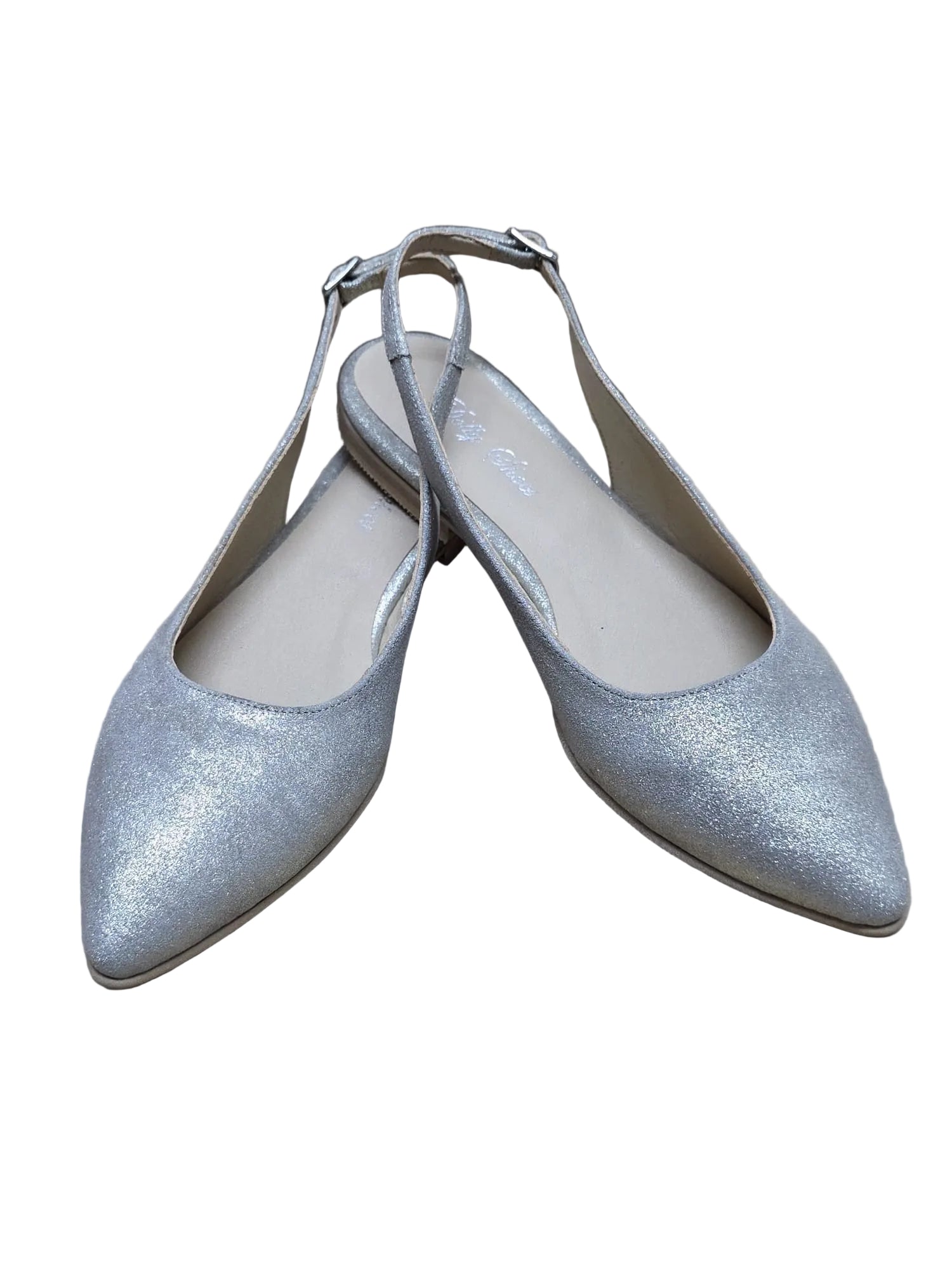 Balerini Piele Naturala PS64 Bej Sidef - Dolly Shoes