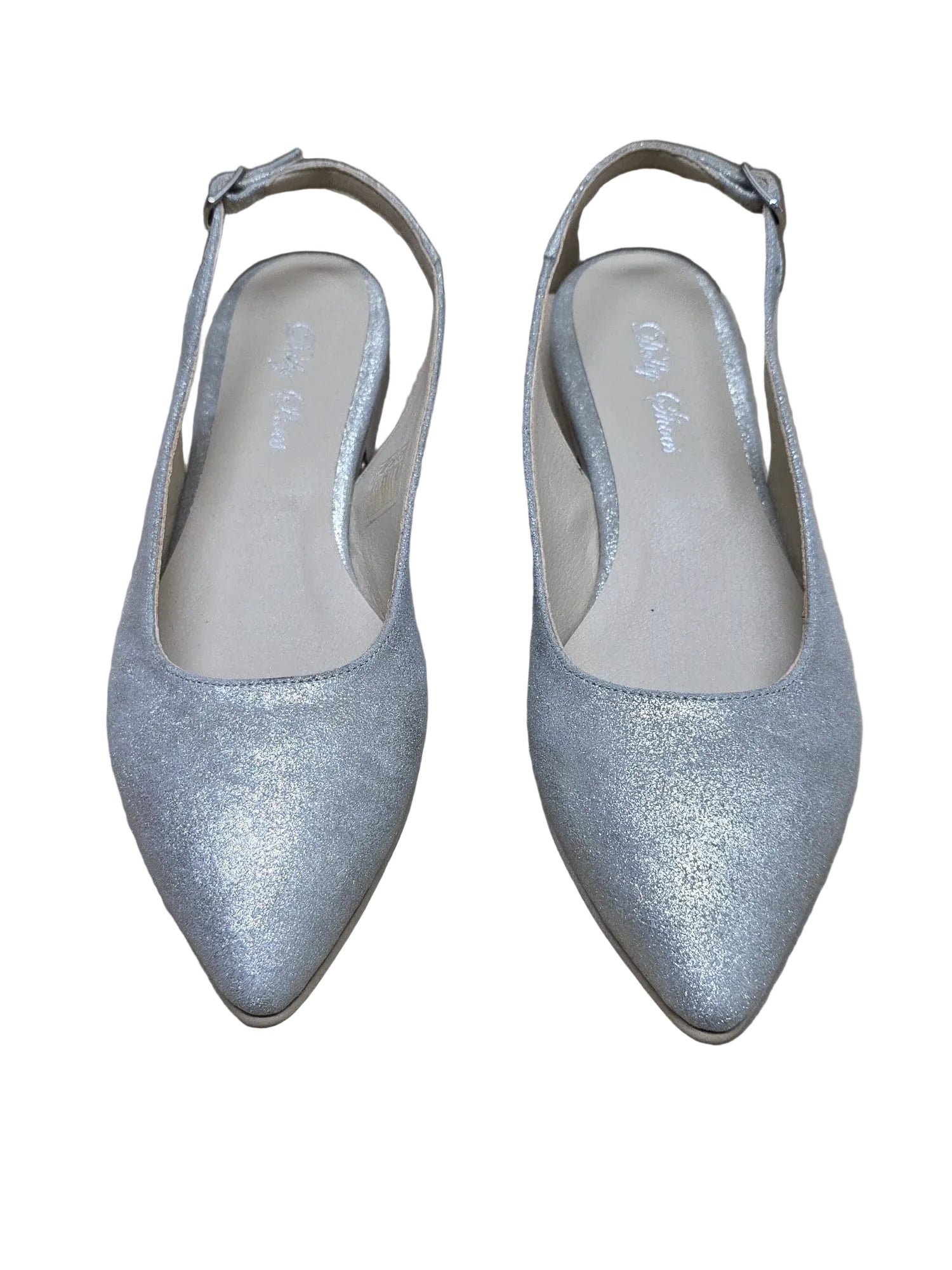 Balerini Piele Naturala PS64 Bej Sidef - Dolly Shoes