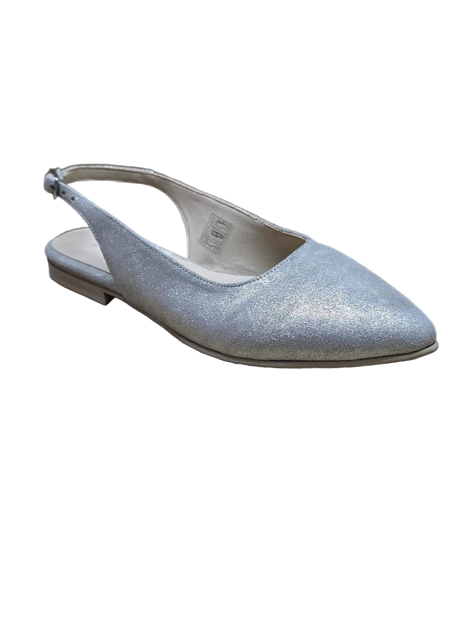 Balerini Piele Naturala PS64 Bej Sidef - Dolly Shoes