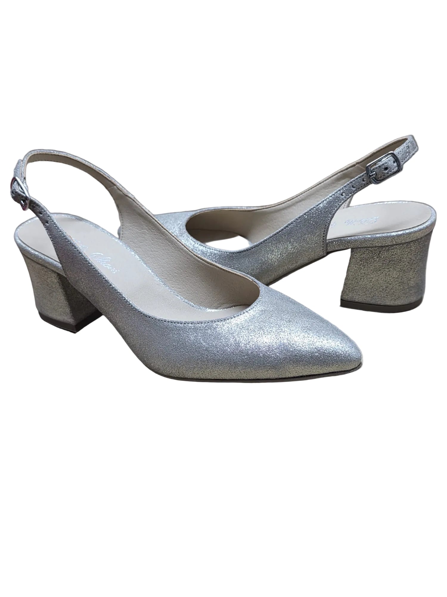 Pantofi Piele Naturala Alma Bej Sidef - Dolly Shoes