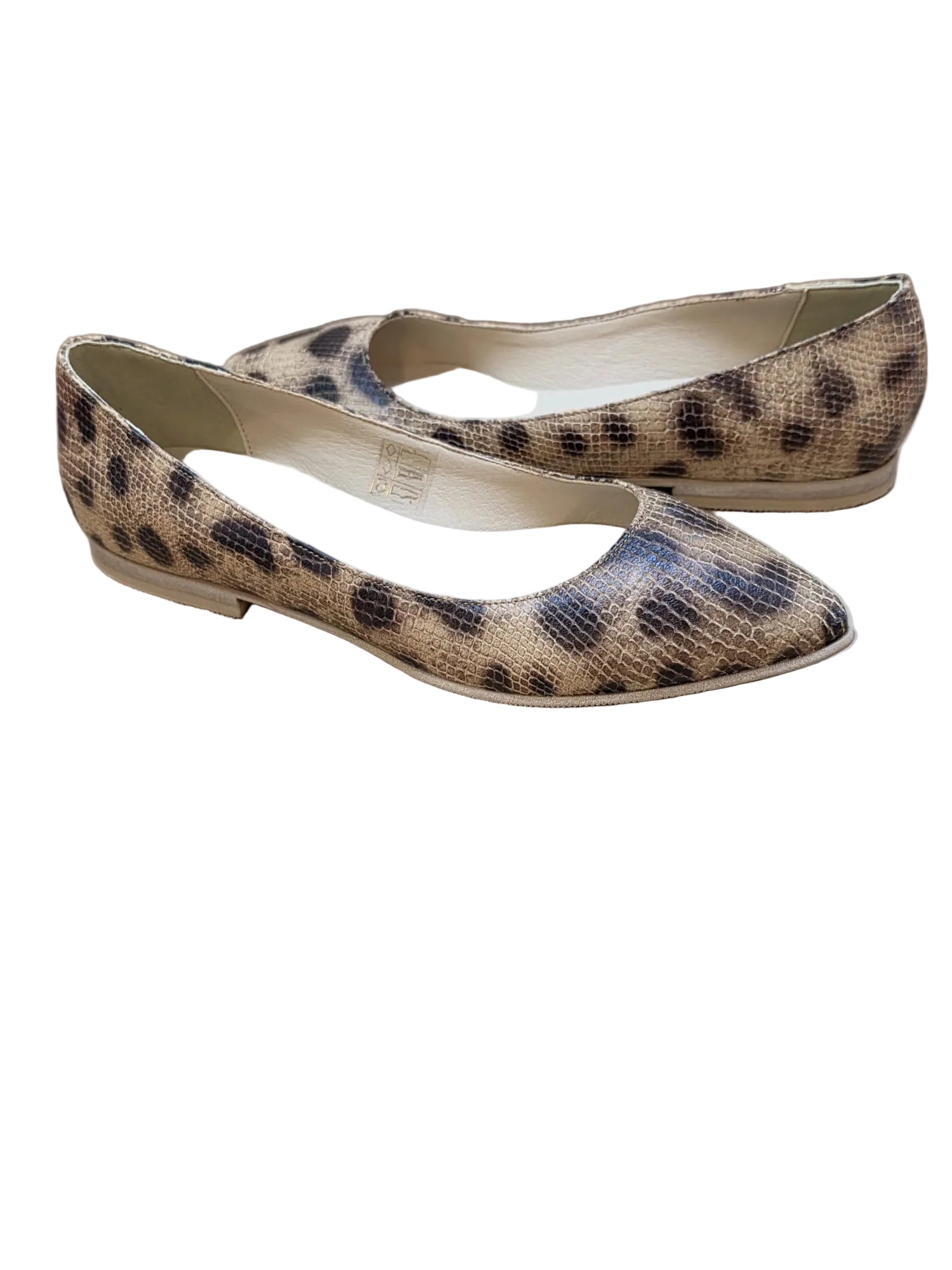 Balerini Piele Naturala Dolly249 Animal Print