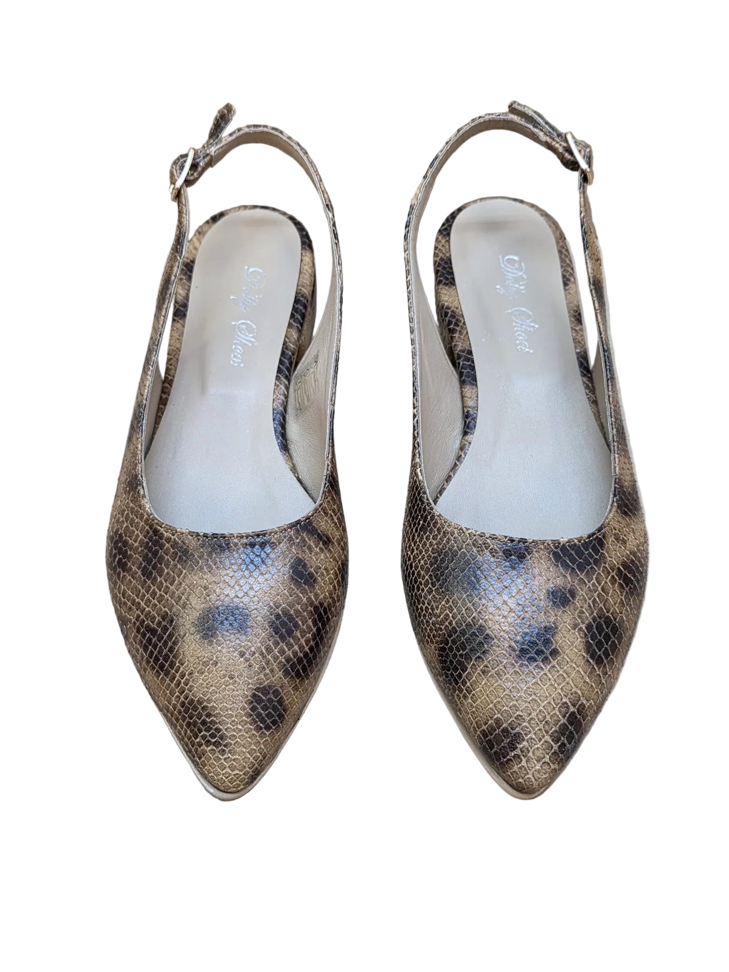 Balerini Piele Naturala PS64 Animal Print - Dolly Shoes