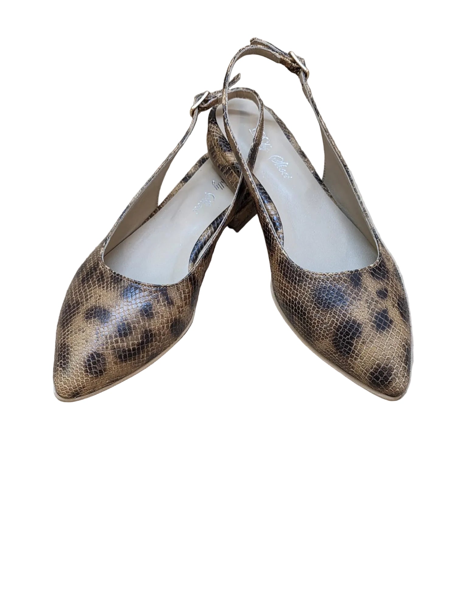 Balerini Piele Naturala PS64 Animal Print - Dolly Shoes