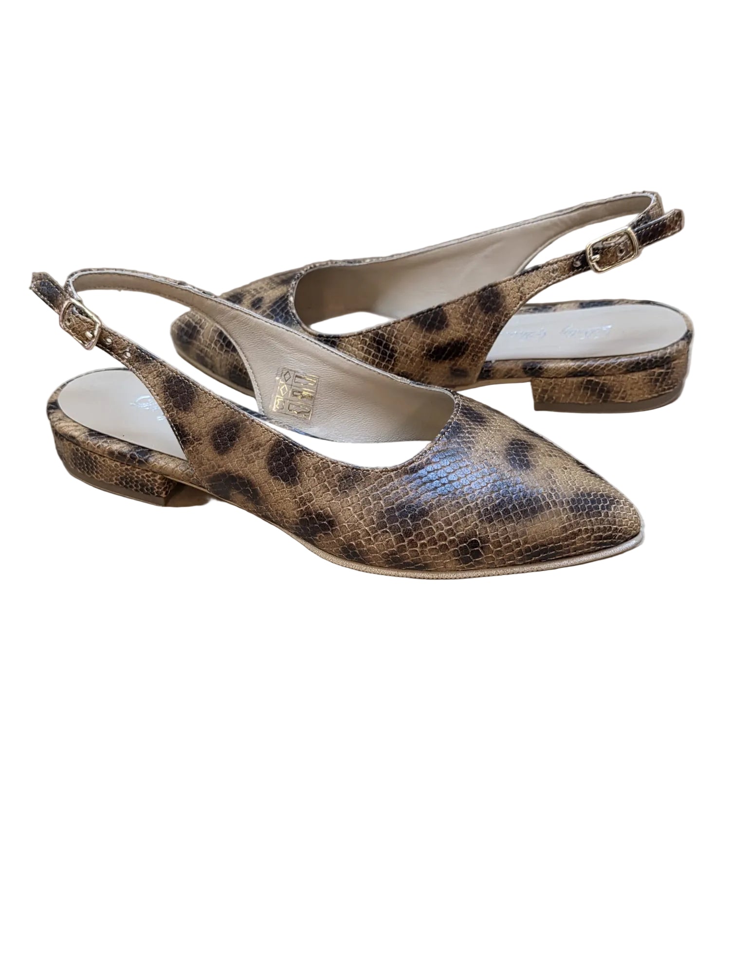 Balerini Piele Naturala PS64 Animal Print - Dolly Shoes