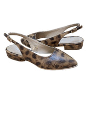 Balerini Piele Naturala PS64 Animal Print - Dolly Shoes